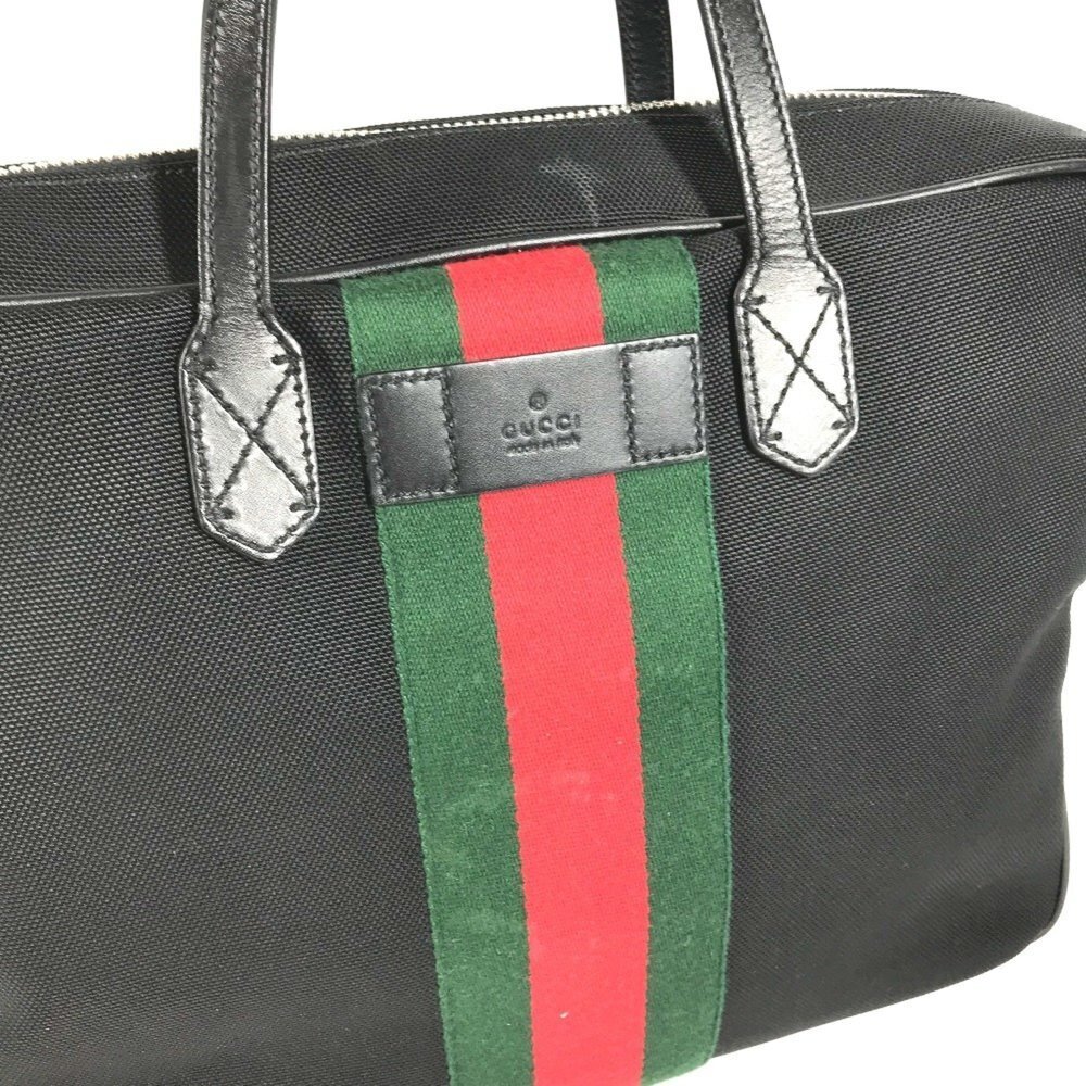 GUCCI Black Leather Shoulder Bag - Picture 7 of 14